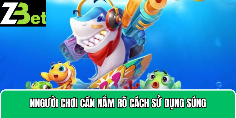 NNgười chơi cần nắm rõ cách sử dụng súng